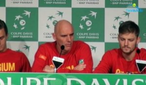 Coupe Davis 2017 - FRA-BEL - Johan Van Herck : "Une victoire de la Belgique serait historique"