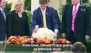 USA: Donald Trump gracie sa première dinde