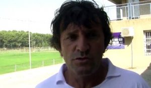 L'entraîneur du FC Istres José Pasqualetti