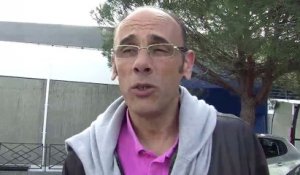 Gilles Derot l'entraîneur Istréen avant le déplacement à Besançon