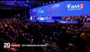 Fiscalité : les promesses d'Emmanuel Macron devant les maires de France