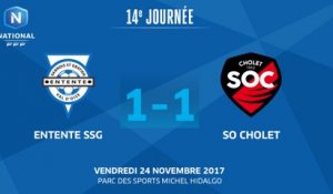 J14 : Entente SSG - SO Cholet (1-1), le résumé