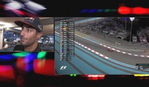 Grand Prix d'Abu Dhabi - Ricciardo au micro
