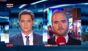 Bruxelles : Un journaliste se fait violenter par des jeunes en plein direct (Vidéo)