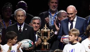#France2023 : Le Trophée Webb Ellis présent à France - Japon