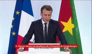 "L'Afrique est en première ligne des effets du changement climatique elle peut aussi être à l'avant-garde des solutions", Emmanuel Macron