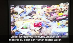 Liban: les déchets brûlés montrés du doigt par HRW
