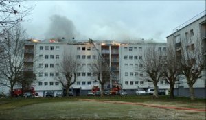 Incendie d'un immeuble à Audincourt : 40 logements évacués