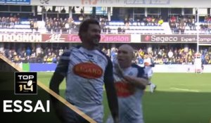 TOP 14 - Essai George TISLEY 1 (SUA) - Clermont - Agen - J12 - Saison 2017/2018