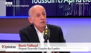 Boris Vallaud – Olivier Dussopt au gouvernement: «C’est comme s’il nous crachait au visage»