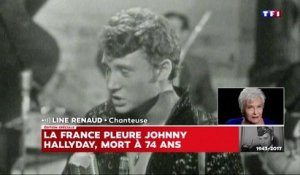 Johnny Hallyday mort : Line Renaud  bouleversée en pleine interview