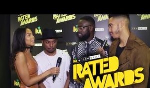 Rude Kid & Ghetts talk hyped performances & best dressed at Rated Awards