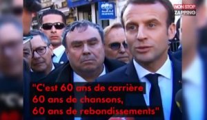 Johnny Hallyday mort : L'émotion d'Emmanuel Macron "On croyait qu'il était invincible" (vidéo)