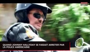 Johnny Hallyday mort : Quand il se faisait arrêter à moto par la police américaine (vidéo)