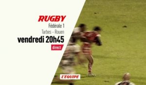 Rugby - Federale 1 Tarbes - Rouen : Rugby federale 1 bande annonce