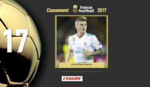 Foot - Ballon d'Or 2017 : Toni Kroos 17e