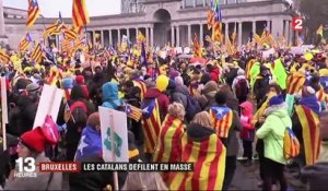 Les Catalans manifestent à Bruxelles
