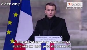 Hommage à Jean d’Ormesson: Macron pose un crayon sur son cercueil