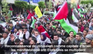 Manifestations au Moyen-Orient contre la décision de Trump