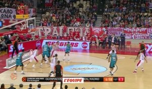Basket - Euroligue (H) : L'Olympiakos a bataillé pour battre le Real Madrid