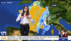 La météo pour ce mardi 12 décembre 2017