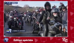 La blague des journalistes de BFM TV sur le cortège lors de l'hommage à Johnny Hallyday