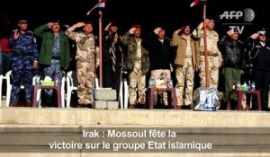 Irak: après Bagdad, Mossoul fête la victoire sur l'EI