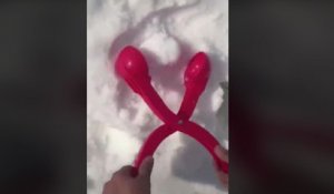 Une arme redoutable pour faire des batailles de boules de neige .