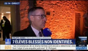 Car scolaire: "Les premiers témoins parlent de scènes de guerre", déclare le préfet des Pyrénées-Orientales