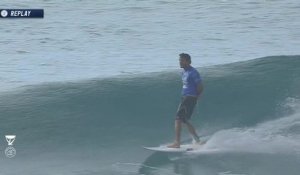 Adrénaline - Surf : Jeremy Flores with a Spectacular Top Excellent Scored Wave vs. J.Florence