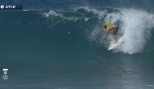 Adrénaline - Surf : John Florence with a Spectacular Top Excellent Scored Wave vs. J.Wilson