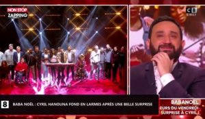 Baba Noël - Cyril Hanouna : Vincent Vinel et des fans lui rendent hommage, il fond en larmes (Vidéo)