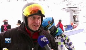 "Notre président skie sans casque", ils ont croisé les Macron au ski