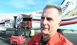 L'interview de François Tauveron, pilote du Dash 8 mobilisé pour le convoi.