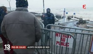 Pas-de-Calais : alerte en bord de mer après la tempête Eleanor