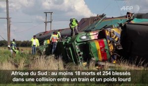 Afrique du Sud: collision entre un train et un camion, 18 morts
