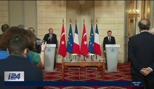 Recep Tayyip Erdogan reçu par Emmanuel Macron à l'Elysée
