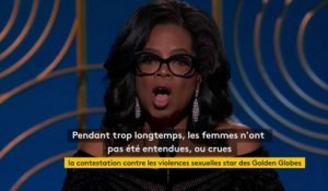 Le discours d'Oprah Winfrey est parmi les quatre moments forts de la soirée des Golden Globes
