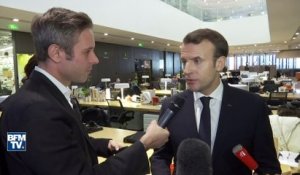 "Si on veut rééquilibrer le déficit commercial, il faut qu’on ait un meilleur accès au marché chinois", déclare Macron