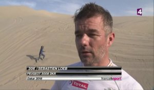 Dakar 2018 : Loeb : "J'ai voulu éviter une voiture, je n'ai pas vu le trou"