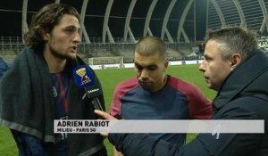Coupe de la Ligue - 1/4 de finale - Rabiot : "gérer les matches"