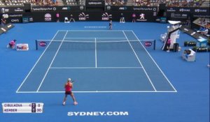 TENNIS: WTA Sydney: Kerber déroule contre Cibulkova (6-3 6-1) et file en demies