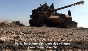 Syrie: le régime prend des villages près d'une base clé (OSDH)