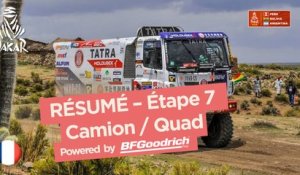 Résumé - Camion/Quad - Étape 7 (La Paz / Uyuni) - Dakar 2018