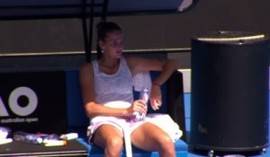 Open d'Australie 2018 - Karolina Pliskova à l'entrainement à Melbourne