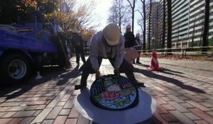 Japon: quand les plaques d'égout deviennent des oeuvres d'art