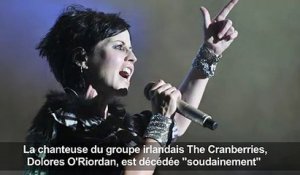 Décès de Dolores O'Riordan, chanteuse des Cranberries