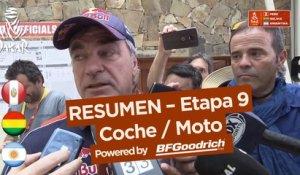 Resumen - Coche/Moto - Etapa 9 (Tupiza / Salta) - Dakar 2018