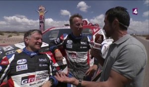 Dakar 2018 : Bernhard Ten Brinke (Toyota) rend hommage à son copilote français Michel Perin