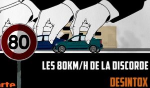 Les 80 km/h de la discorde - DÉSINTOX - 16/01/2018